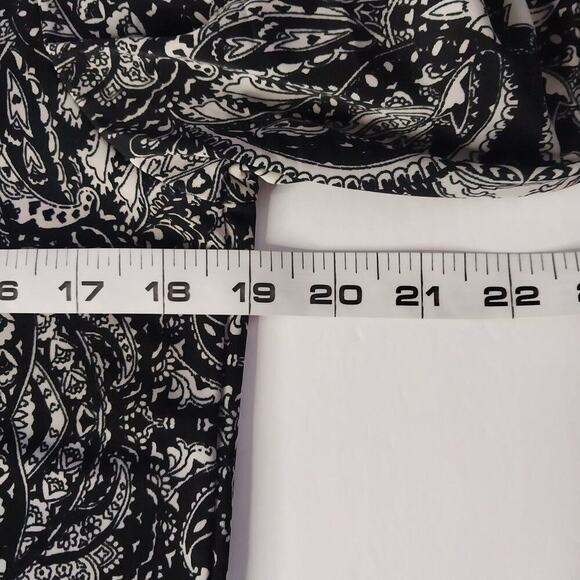 Tacera Dress Size Medium Petite Black Flutter Sleeve Feminine Romantic - Picture 7 of 10